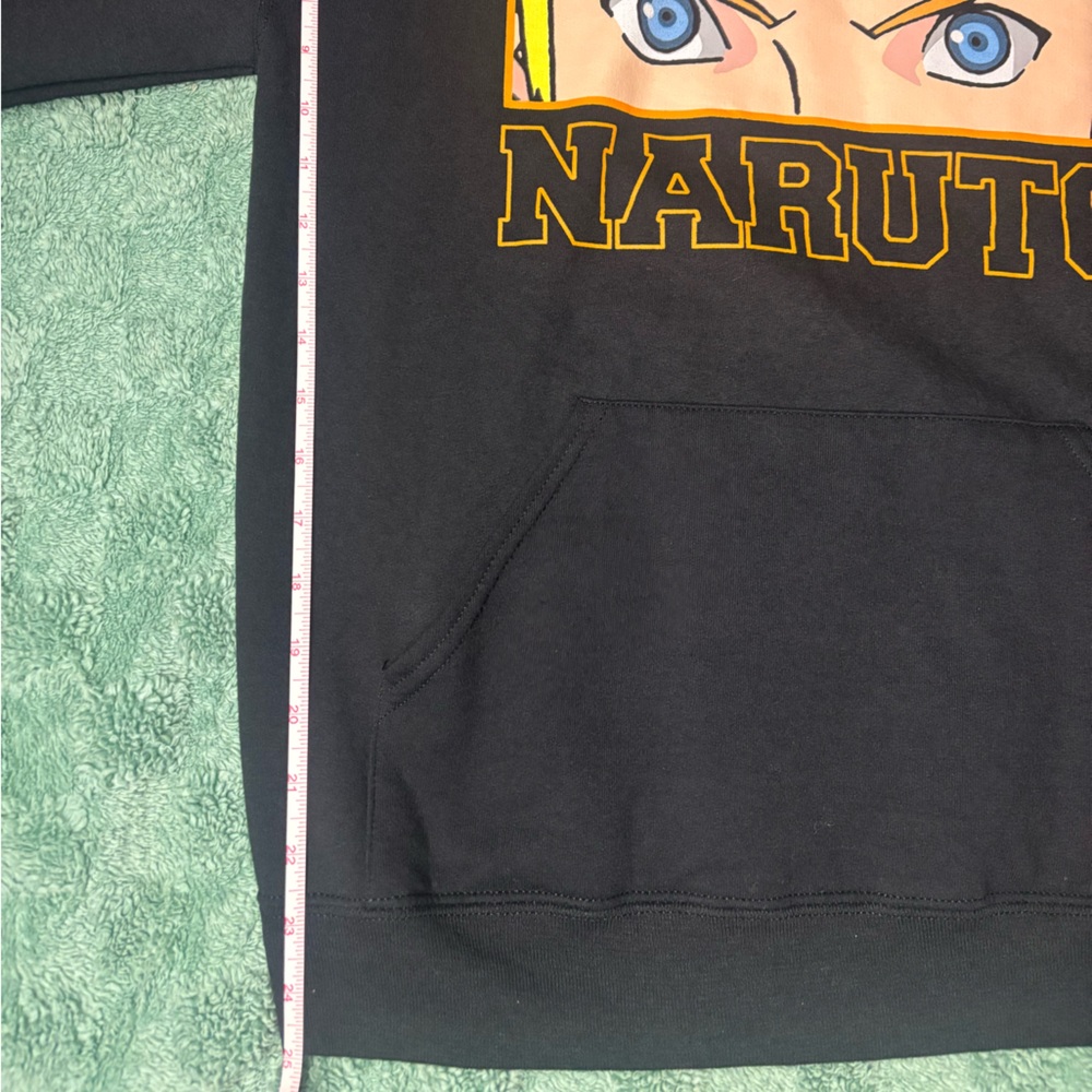 Naruto Shippuden Collection Hoodie Black Anime Graphic Pullover Size Medium - Picture 12 of 15